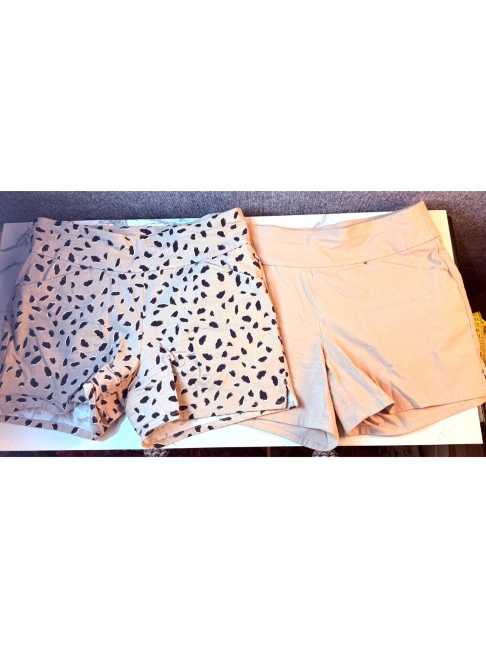 2 pairs of INC shorts, slash pockets, stretch, size 8